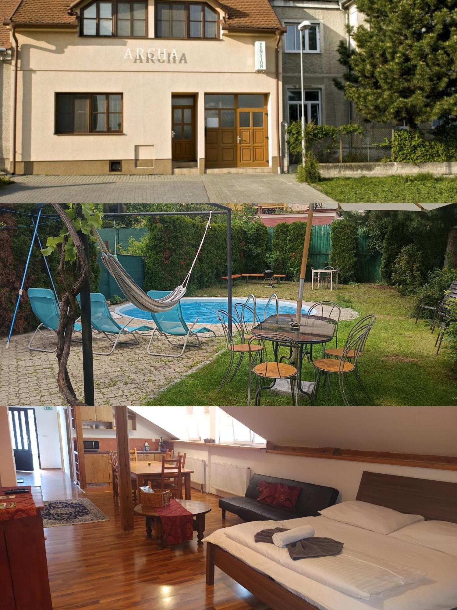 Pension Archa Mikulov Exteriör bild